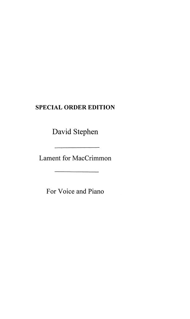 Lament For Maccrimmon